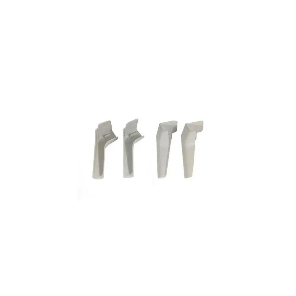 Long Rain Gutter Spouts, 4/Pk, Polar White - BBM94173